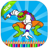 🍀 Coloring book for Turtles Ninja Legends icon