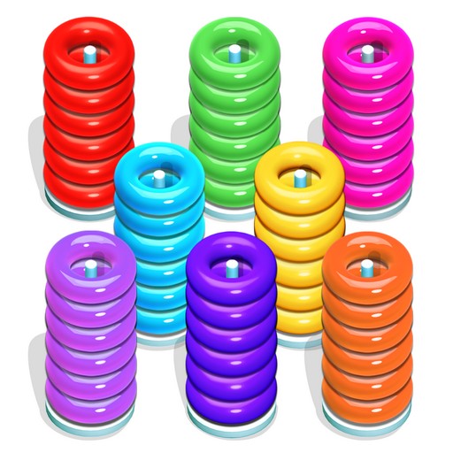 Hoop Sort Puzzle: Color Games icon