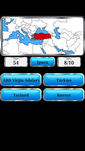 Dünya Coğrafyası Oyunu screenshot 10
