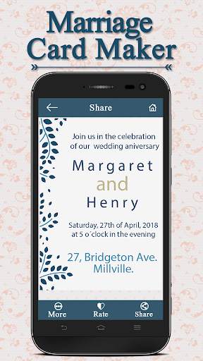 Make Marriage Invitation Cards screenshot 1
