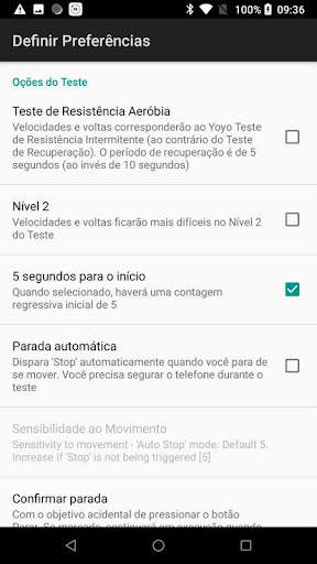Teste Intermitente Yo-Yo screenshot 4