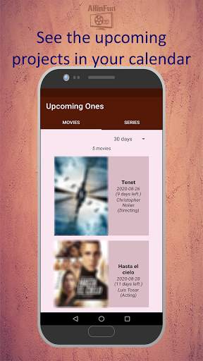 AllinFun-Track Movies, TV Shows, Actors/Actresses 5 تصوير الشاشة