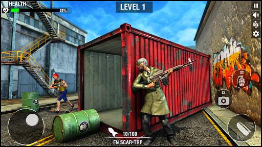 Free Firing Survival Battlegrounds : Gun Shooting screenshot 1