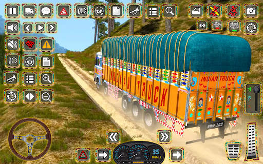 Indian Truck Offroad Cargo 3D screenshot 1