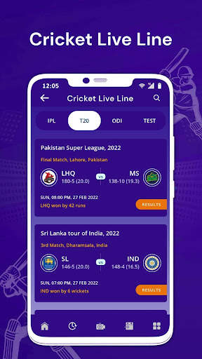 Cricket Live Line screenshot 2