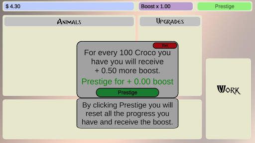 Mini Zoo Idle Clicker स्क्रीनशॉट 1