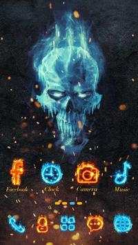 Skulls Go Launcher Theme screenshot 2
