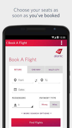 Virgin Atlantic screenshot 1