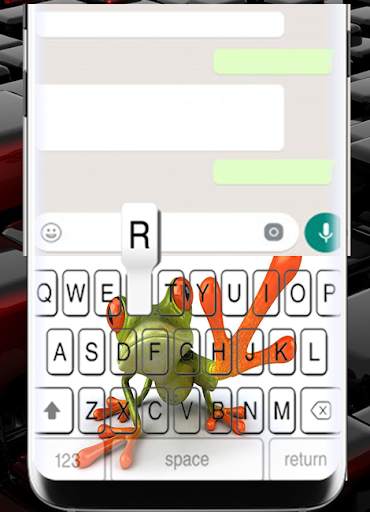 Funny Frog Keyboard Theme screenshot 2