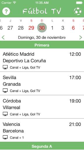 Futbol TV screenshot 1