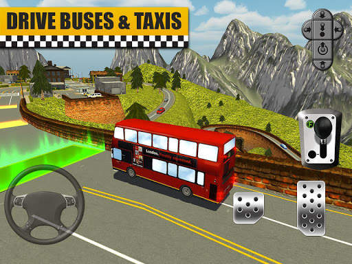 Bus & Taxi Driving Simulator screenshot 13