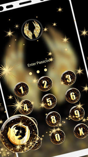 Golden Angel Wings Launcher Theme screenshot 4