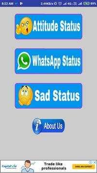 Whatsapp Text Status 2018 screenshot 1