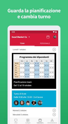Messaggistica di Crew screenshot 3