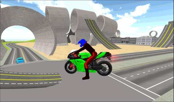 Motorbike Stunt Race 3D screenshot 11