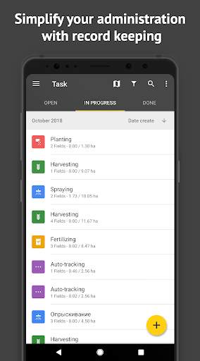 FieldBee tractor GPS navigation screenshot 6