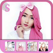 Cute Hijab Fashion Suit icon