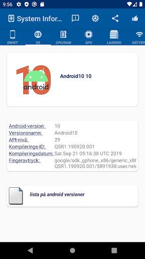 System Information screenshot 2