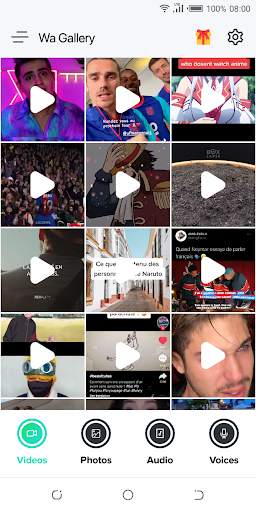 Gallery for WhatsApp - images & videos screenshot 1