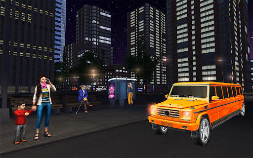 Limo Taxi Driving Simulator :Limousine Car Games screenshot 5