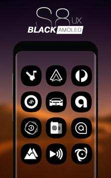 S8 Black AMOLED UX - Icon Pack screenshot 4