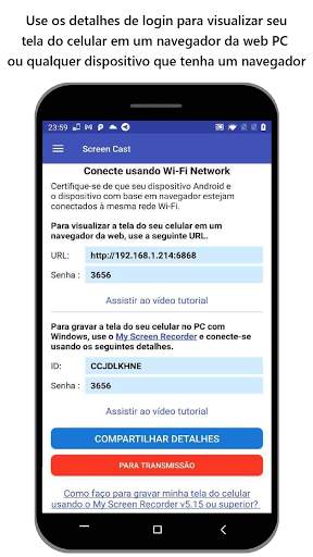 Screen Cast - Ver o celular no PC screenshot 2