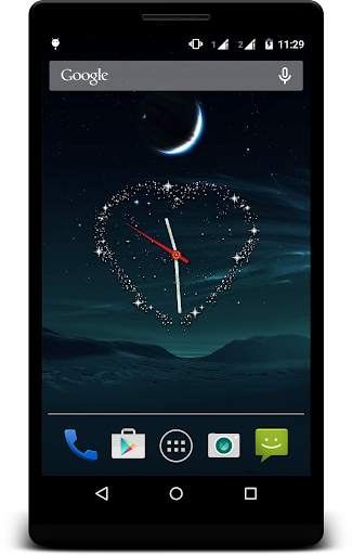 Night Clock Live Wallpaper screenshot 2