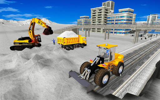 Offroad Snow Excavator Crane Sand Transport Truck screenshot 5