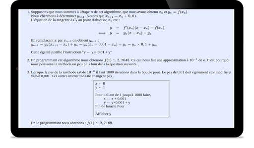 Maths TS : Fonction exponentielle screenshot 11