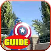 Guide Key for Lego Captain America logo