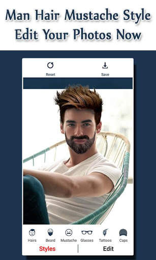 Man Hair Mustache & Beard Style - Boy Photo Editor screenshot 8