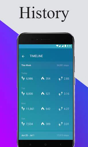 Pedometer walking,Running & stepcounter screenshot 2