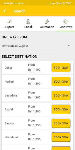 One Way Cab, Taxi, Outstation Cab, Cab Booking App screenshot 3
