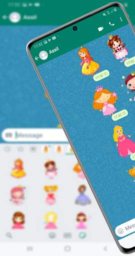 Princess Stickers for WhatsApp screenshot 3