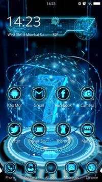 3D Next Tech seven Launcher Theme screenshot 4