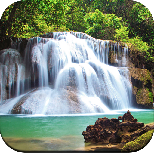 Waterfall Wallpaper HD أيقونة