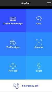 stop&go Road Safety App screenshot 1