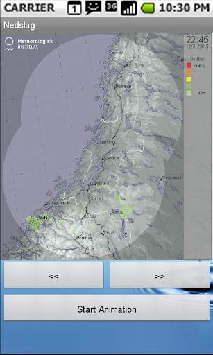 Værradar Norge - Nedslag FREE скриншот 3