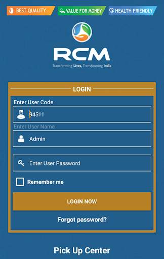 RCM POS screenshot 2