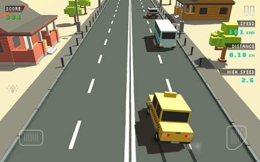 Blocky Traffic Racer screenshot 6
