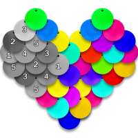 Sequin Art Flip Simulator 2021 - Color by Number logo