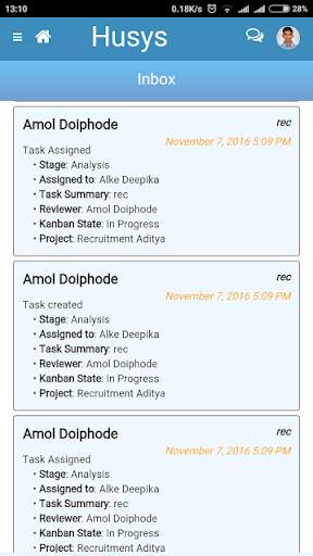 ApHusys Mobile screenshot 2
