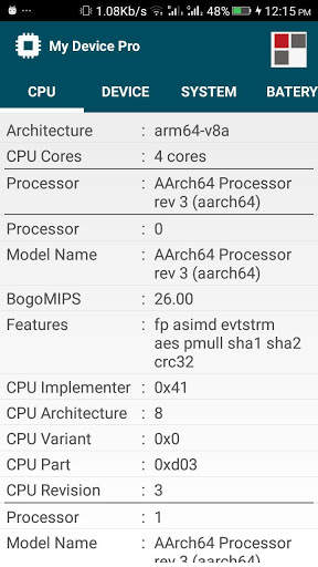MyDevice Pro (Syteminfo) screenshot 1