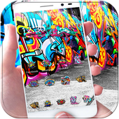 Street Graffiti Theme wall art icon