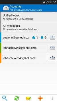 Email for Hotmail -> Outlook скриншот 1