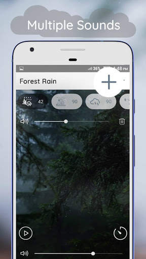 Rain Sounds with Relaxing Sleep Music screenshot 3