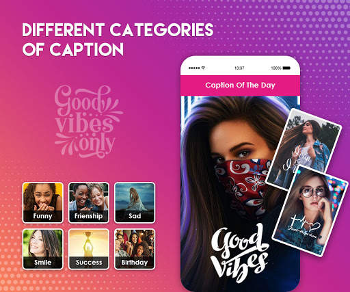 Captions for Instagram screenshot 1