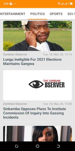 Zambian newspapers - Breaking news in Zambia screenshot 6