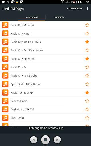 Hindi FM Player – Best Radios स्क्रीनशॉट 6
