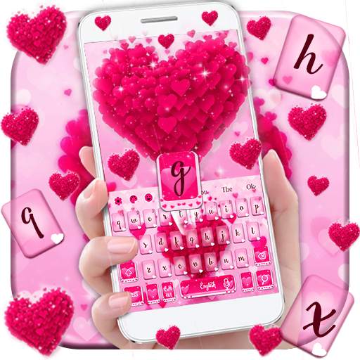 Love Heart Keyboard Theme 10001008